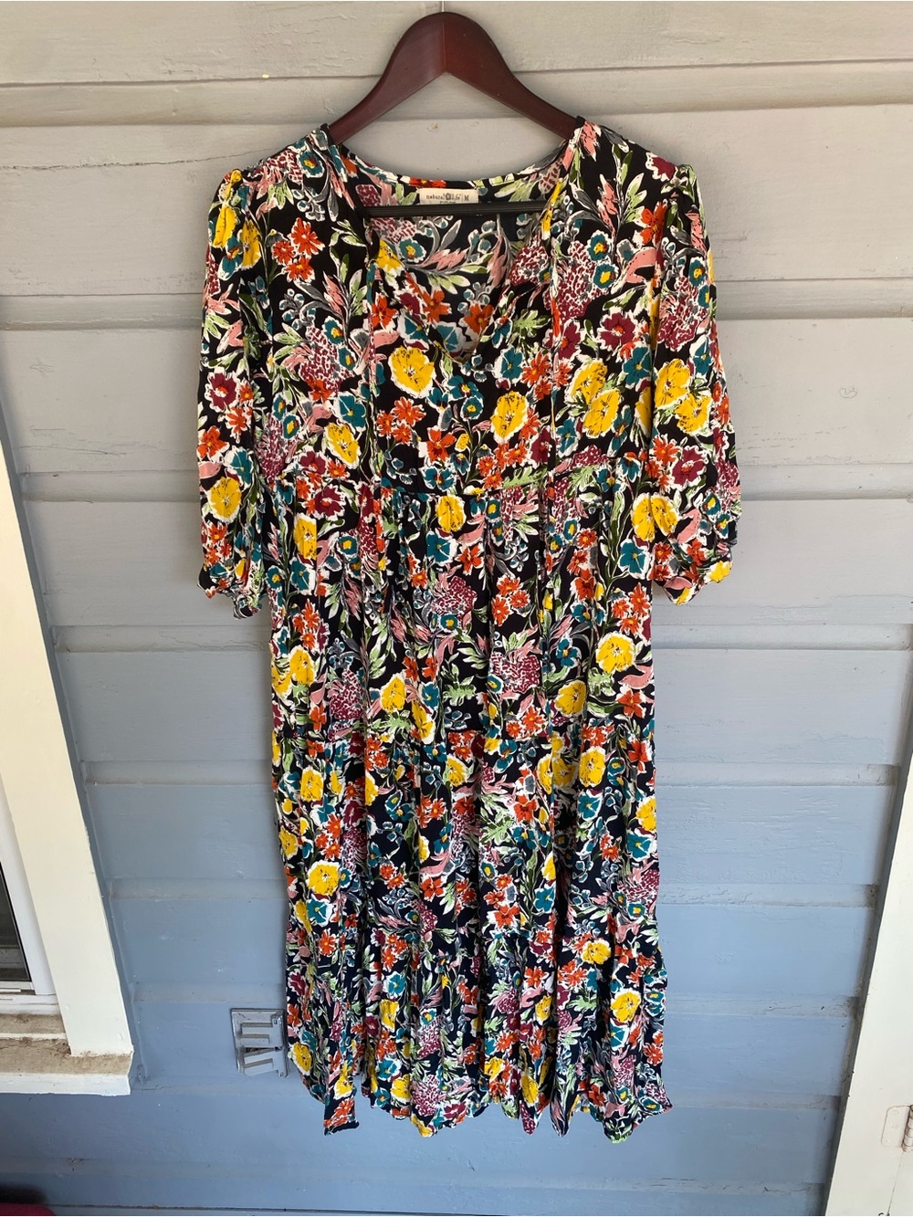 Natural life Colette tiered dress M